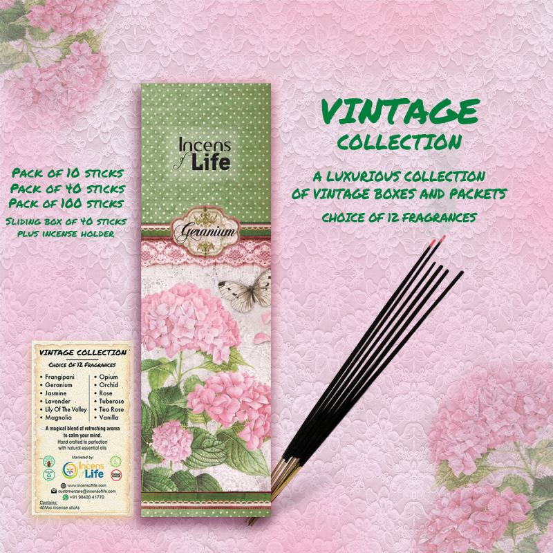 Vintage Incense - Geranium - Image 3
