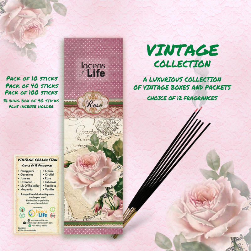 Vintage Incense - Rose - Image 2