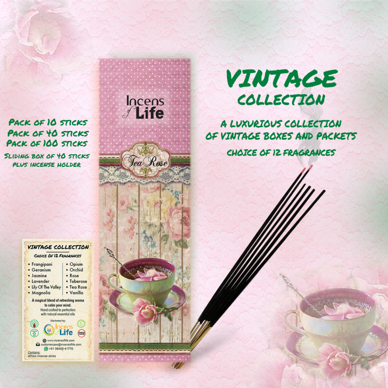 Vintage Incense - Tea Rose - Image 3