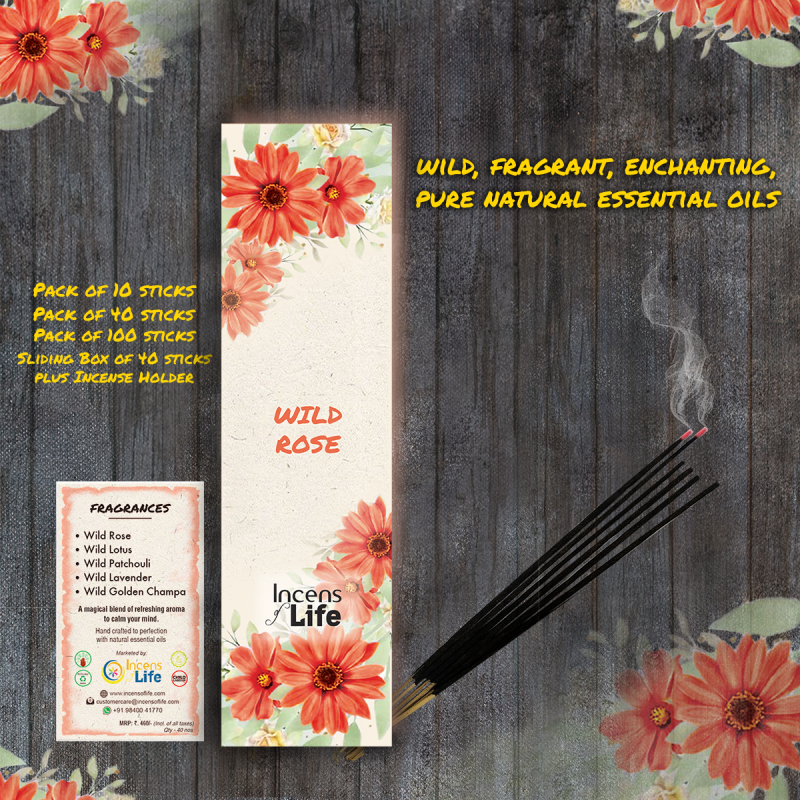 Wild Color Incense - Rose - Image 2