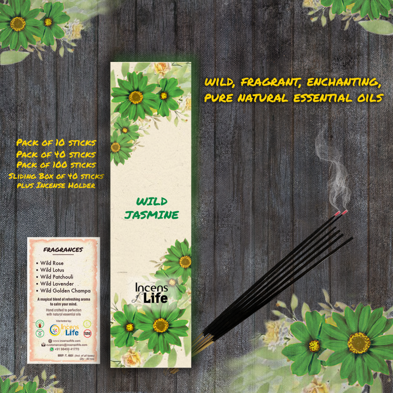 Wild Color Incense - Jasmine - Image 2