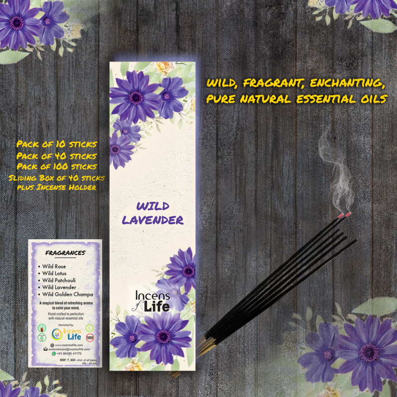 Wild Color Incense - Lavender - Image 2