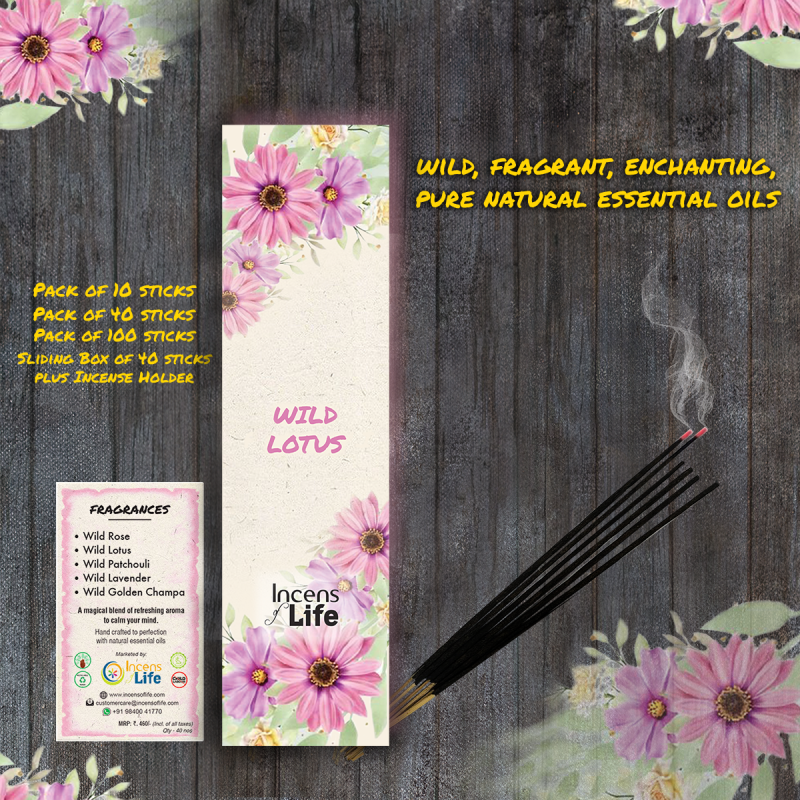 Wild Color Incense - Lotus - Image 2