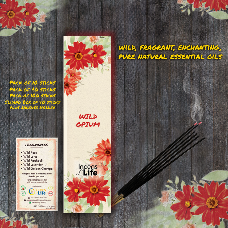 Wild Color Incense - Opium - Image 2