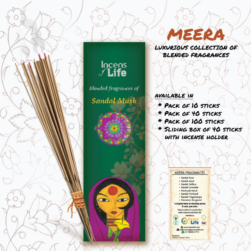 Meera Incense - Sandal Musk - Image 2