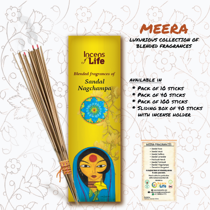 Meera Incense - Sandal Nagchampa - Image 2