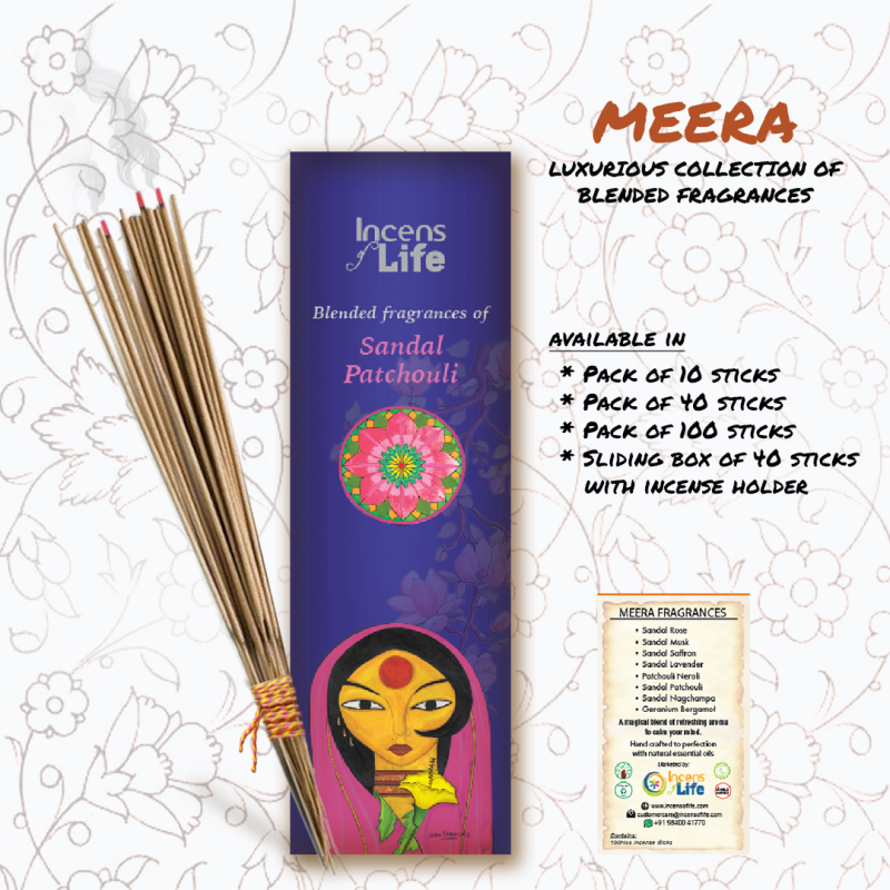Meera Incense - Sandal Patchouli - Image 2